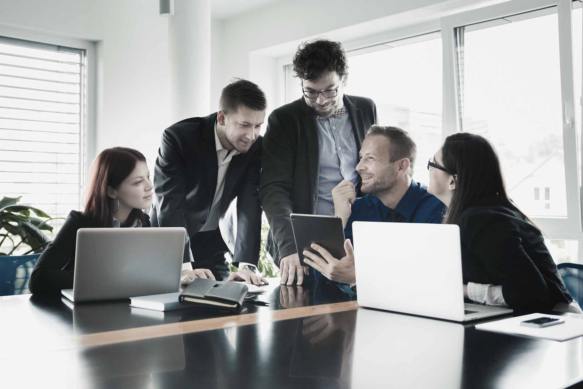 Reunión ejecutiva para enseñar y aprender